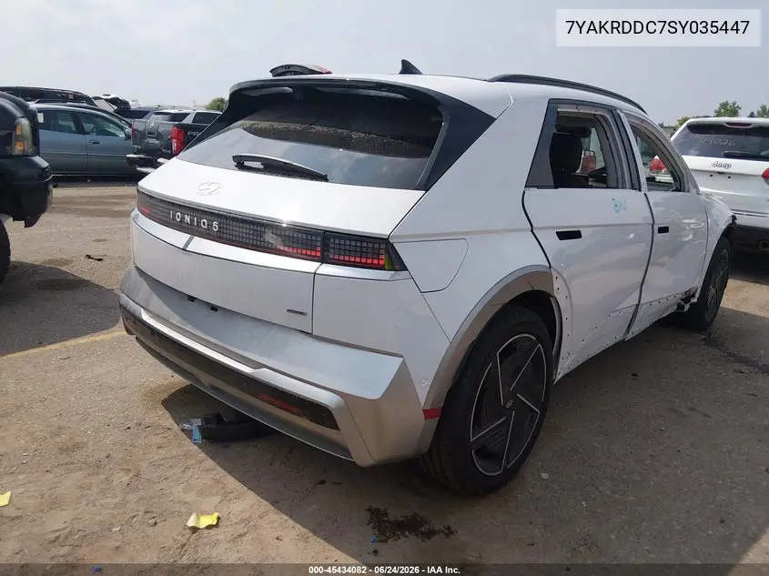 2025 Hyundai Ioniq 5 Limited VIN: 7YAKRDDC7SY035447 Lot: 45434082