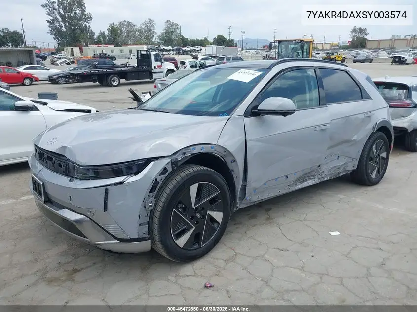 2025 Hyundai Ioniq 5 Limited VIN: 7YAKR4DAXSY003574 Lot: 45472550