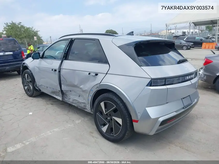 2025 Hyundai Ioniq 5 Limited VIN: 7YAKR4DAXSY003574 Lot: 45472550