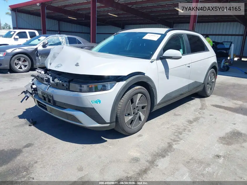 2025 Hyundai Ioniq 5 Sel VIN: 7YAKN4DAXSY014165 Lot: 45509071