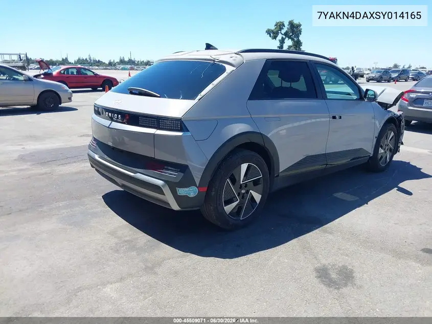 2025 Hyundai Ioniq 5 Sel VIN: 7YAKN4DAXSY014165 Lot: 45509071