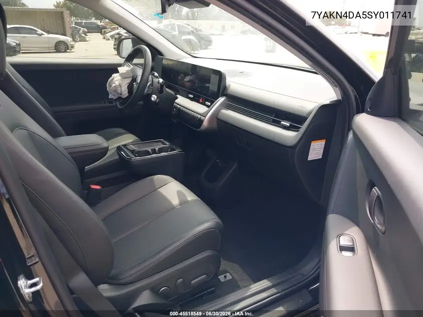 2025 Hyundai Ioniq 5 Sel VIN: 7YAKN4DA5SY011741 Lot: 45518549