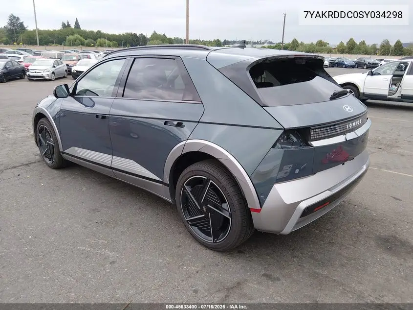2025 Hyundai Ioniq 5 Limited VIN: 7YAKRDDC0SY034298 Lot: 45633400