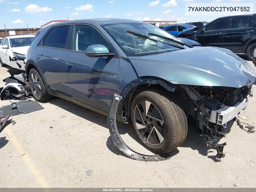 2026 Hyundai Ioniq 5 Sel VIN: 7YAKNDDC2TY047552 Lot: 45147942