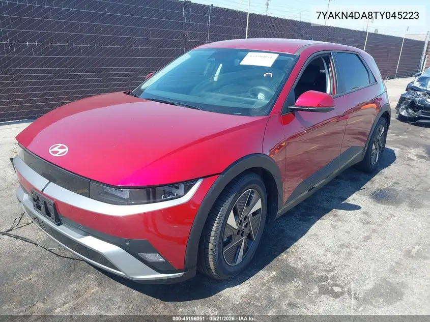 2026 Hyundai Ioniq 5 Sel VIN: 7YAKN4DA8TY045223 Lot: 45196051