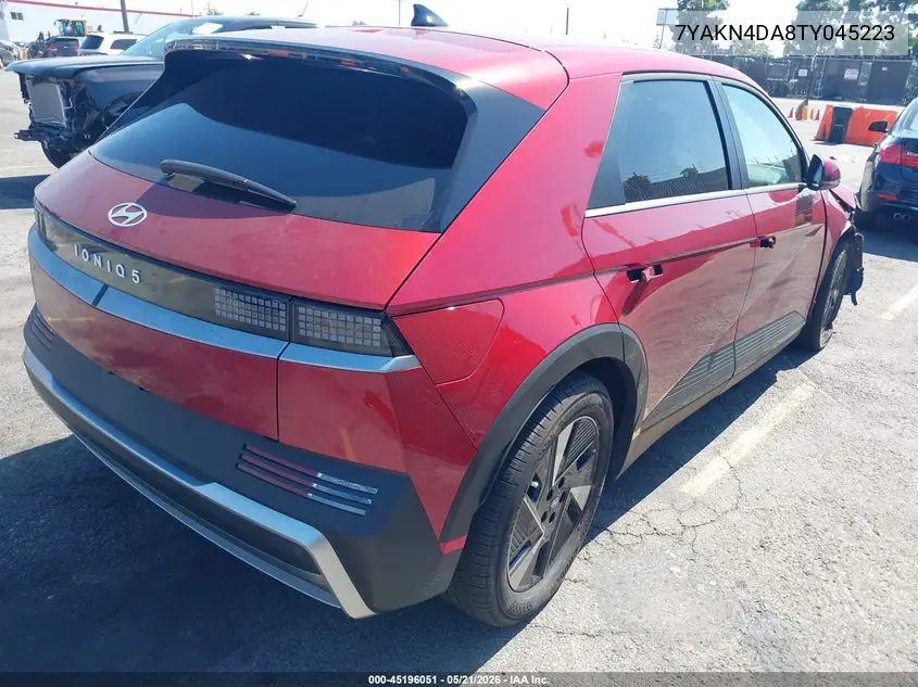 2026 Hyundai Ioniq 5 Sel VIN: 7YAKN4DA8TY045223 Lot: 45196051
