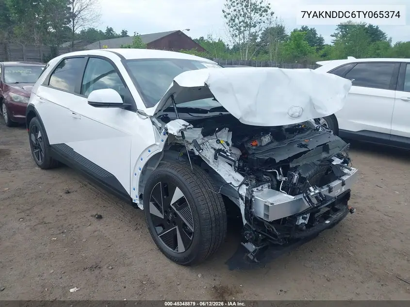2026 Hyundai Ioniq 5 Sel VIN: 7YAKNDDC6TY065374 Lot: 45348879