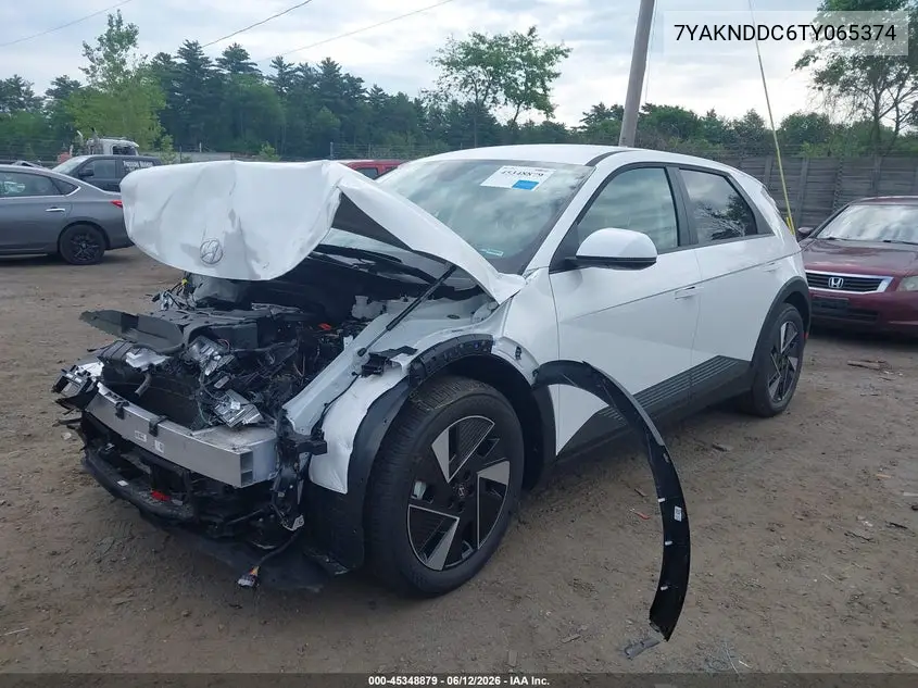 2026 Hyundai Ioniq 5 Sel VIN: 7YAKNDDC6TY065374 Lot: 45348879