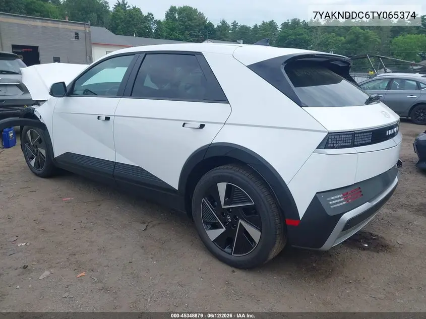 2026 Hyundai Ioniq 5 Sel VIN: 7YAKNDDC6TY065374 Lot: 45348879