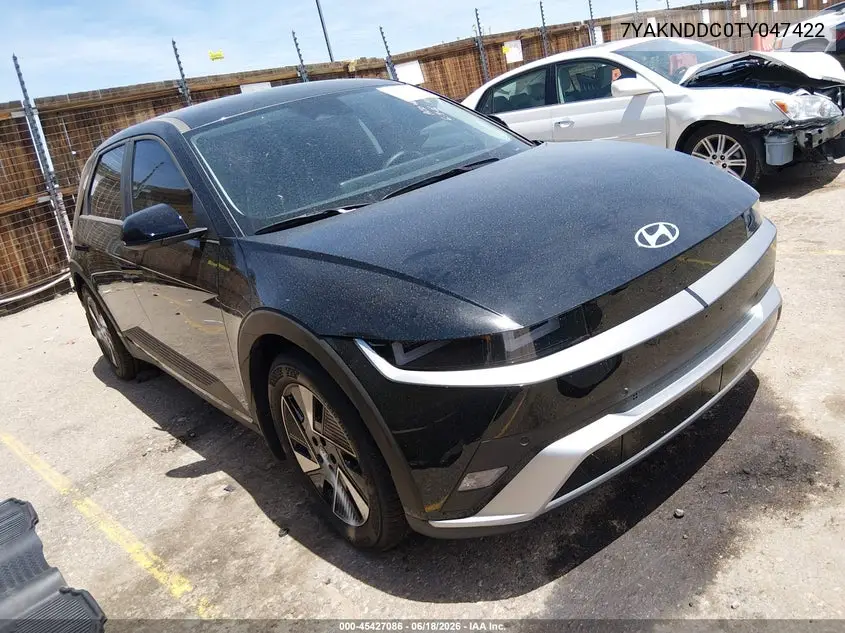 2026 Hyundai Ioniq 5 Sel VIN: 7YAKNDDC0TY047422 Lot: 45427086