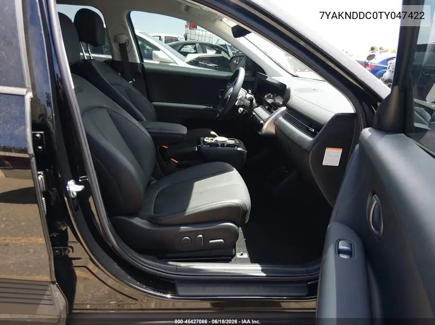 2026 Hyundai Ioniq 5 Sel VIN: 7YAKNDDC0TY047422 Lot: 45427086