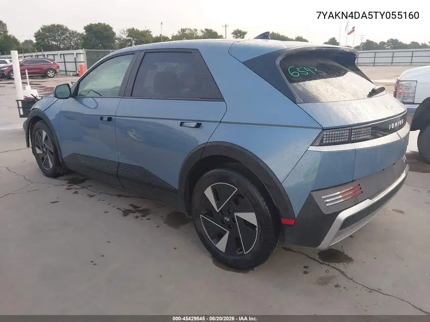 2026 Hyundai Ioniq 5 Sel VIN: 7YAKN4DA5TY055160 Lot: 45429545