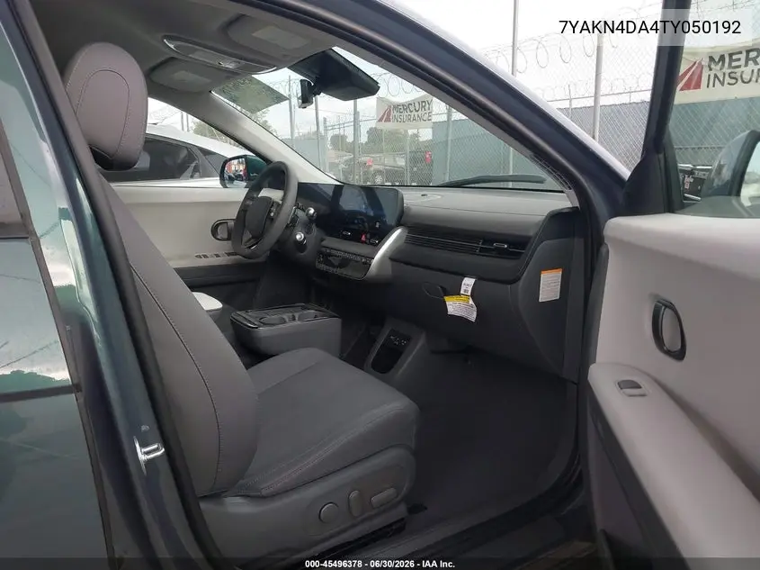 2026 Hyundai Ioniq 5 Sel VIN: 7YAKN4DA4TY050192 Lot: 45496378