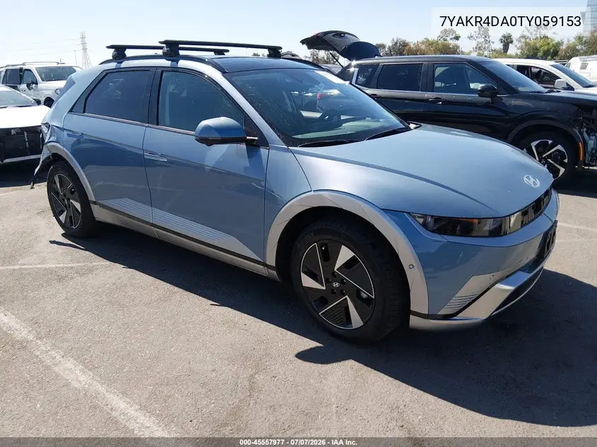 2026 Hyundai Ioniq 5 Limited VIN: 7YAKR4DA0TY059153 Lot: 45557977
