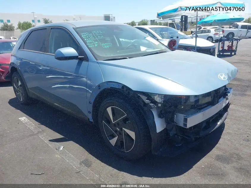 2026 Hyundai Ioniq 5 Sel VIN: 7YAKN4DA5TY047060 Lot: 45586333