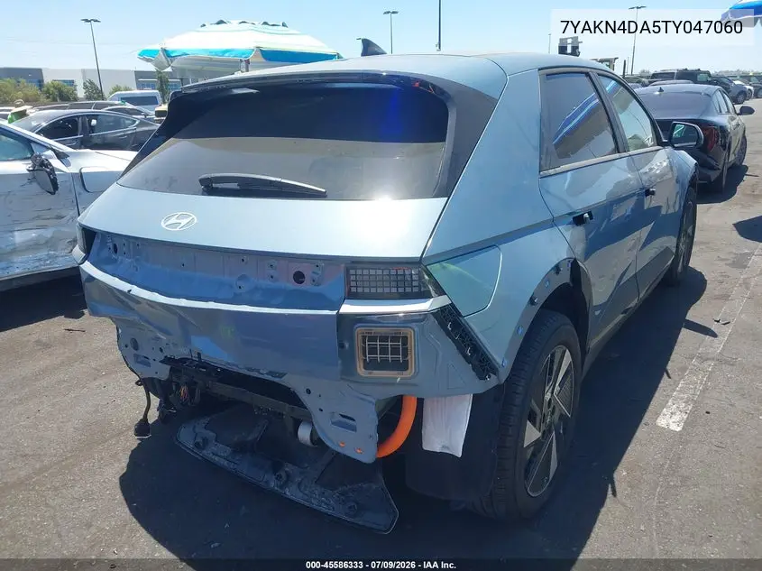 2026 Hyundai Ioniq 5 Sel VIN: 7YAKN4DA5TY047060 Lot: 45586333