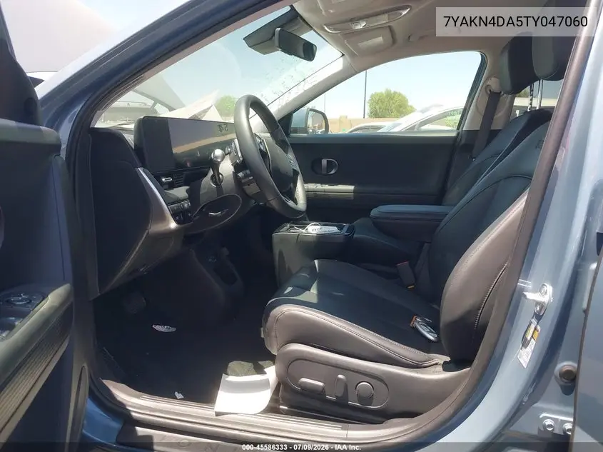 2026 Hyundai Ioniq 5 Sel VIN: 7YAKN4DA5TY047060 Lot: 45586333
