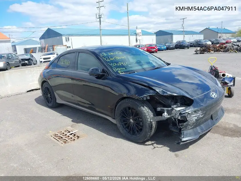 2023 Hyundai Ioniq 6 Preferred Long Range With Ultimate Package VIN: KMHM54AC6PA047911 Lot: 12608660