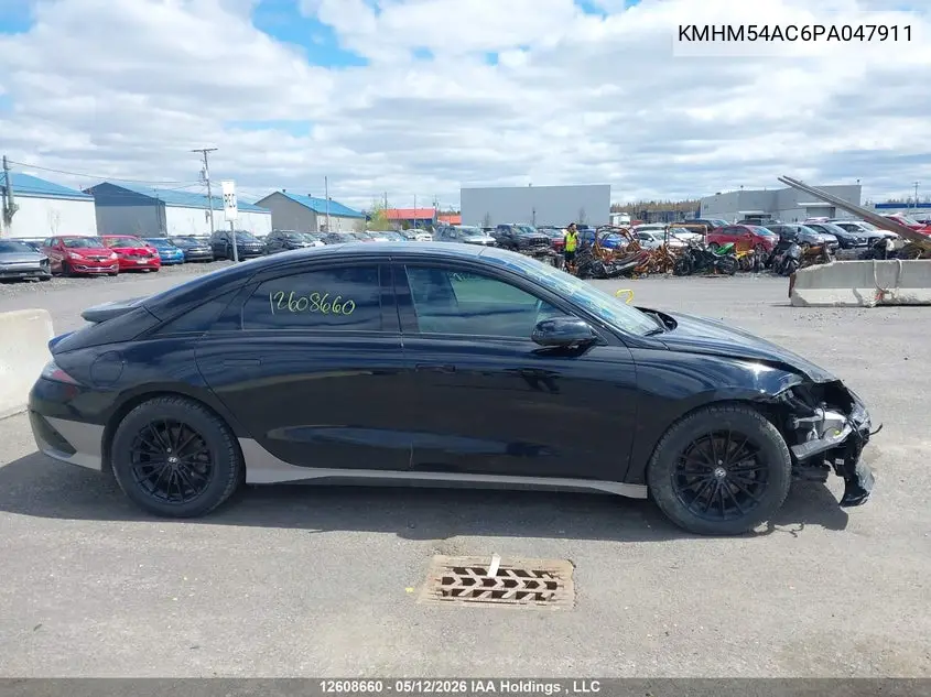 2023 Hyundai Ioniq 6 Preferred Long Range With Ultimate Package VIN: KMHM54AC6PA047911 Lot: 12608660
