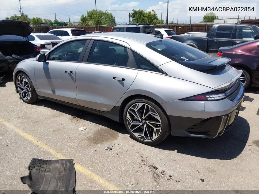 2023 Hyundai Ioniq 6 Sel VIN: KMHM34AC8PA022854 Lot: 45209393
