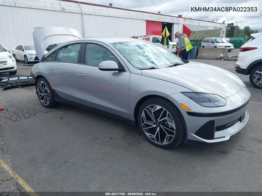 2023 Hyundai Ioniq 6 Sel VIN: KMHM34AC8PA022353 Lot: 45317765
