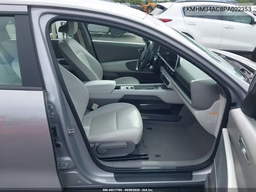 2023 Hyundai Ioniq 6 Sel VIN: KMHM34AC8PA022353 Lot: 45317765