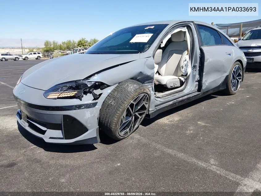 2023 Hyundai Ioniq 6 Sel VIN: KMHM34AA1PA033693 Lot: 45329785