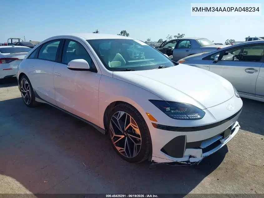 2023 Hyundai Ioniq 6 Sel VIN: KMHM34AA0PA048234 Lot: 45425291