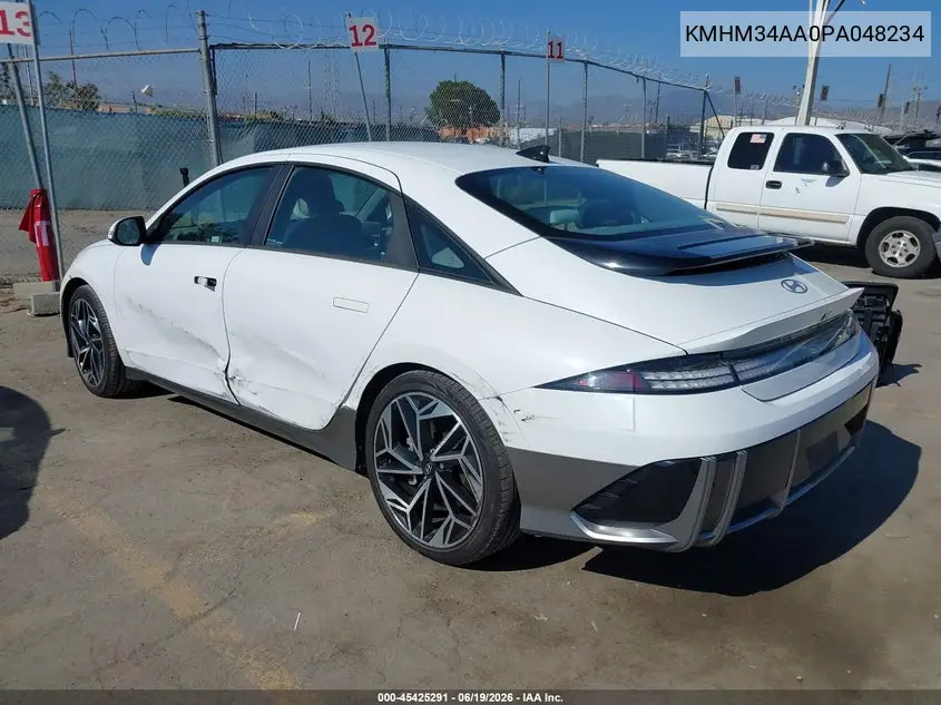 2023 Hyundai Ioniq 6 Sel VIN: KMHM34AA0PA048234 Lot: 45425291