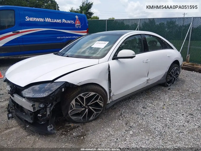 2023 Hyundai Ioniq 6 Limited VIN: KMHM54AA0PA051595 Lot: 45464526