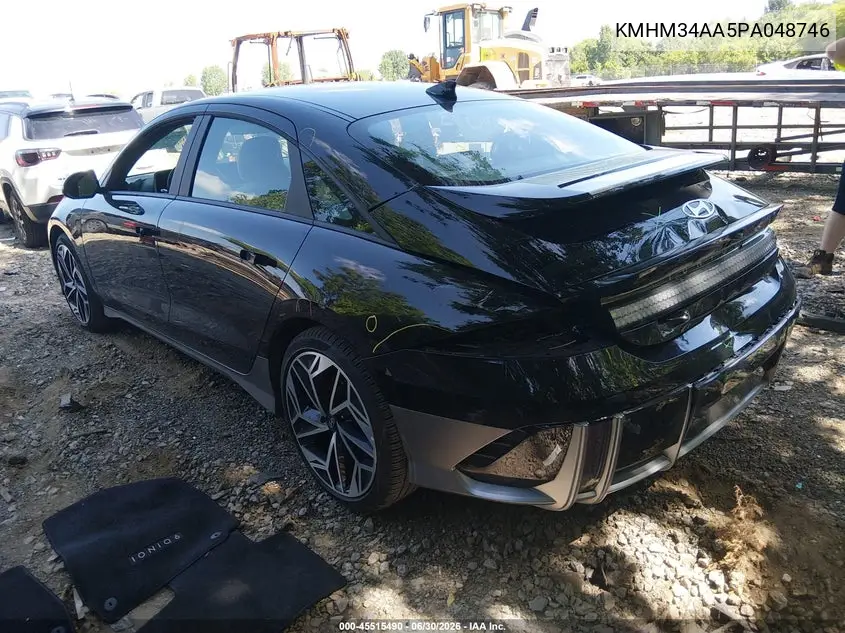 2023 Hyundai Ioniq 6 Sel VIN: KMHM34AA5PA048746 Lot: 45515490