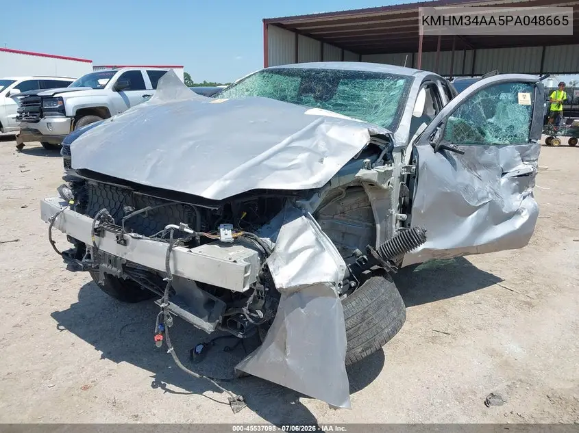 2023 Hyundai Ioniq 6 Sel VIN: KMHM34AA5PA048665 Lot: 45537098