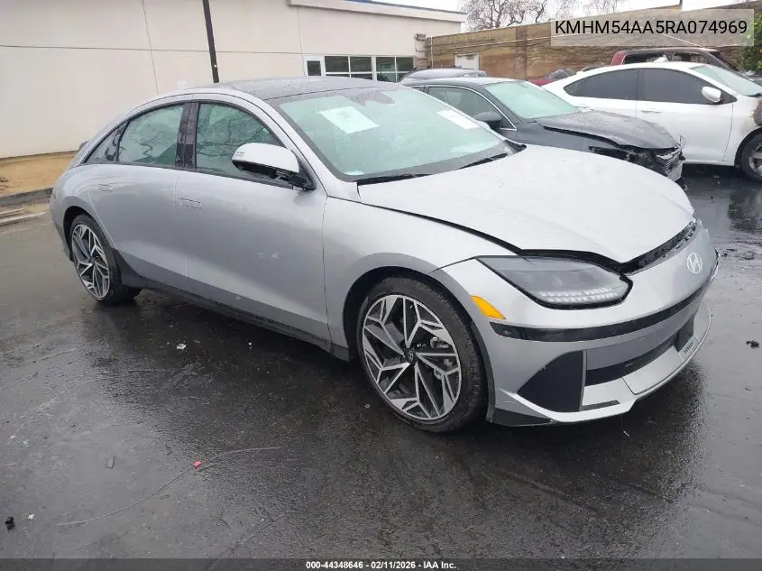 2024 Hyundai Ioniq 6 Limited VIN: KMHM54AA5RA074969 Lot: 44348646