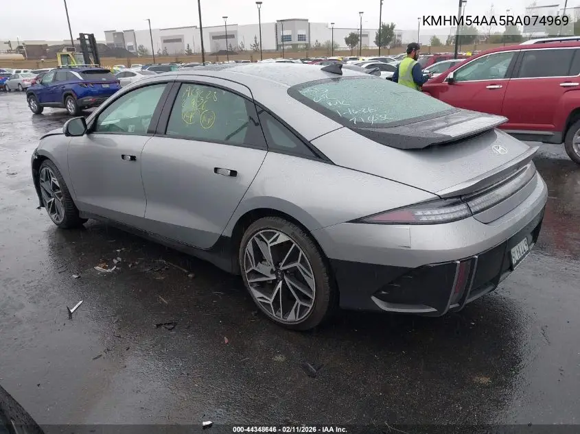 2024 Hyundai Ioniq 6 Limited VIN: KMHM54AA5RA074969 Lot: 44348646