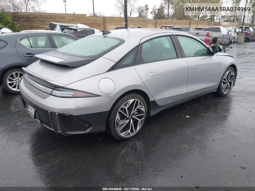 2024 Hyundai Ioniq 6 Limited VIN: KMHM54AA5RA074969 Lot: 44348646