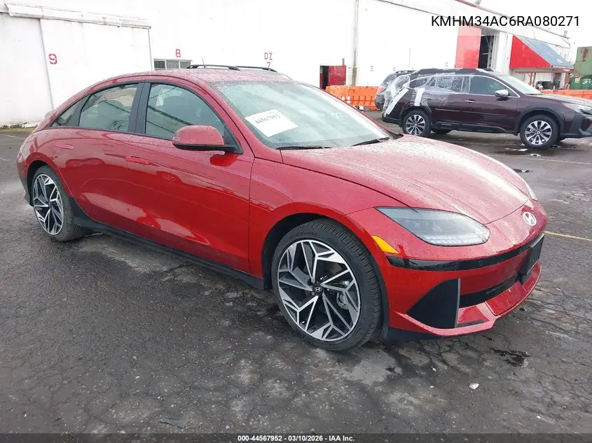 2024 Hyundai Ioniq 6 Sel VIN: KMHM34AC6RA080271 Lot: 44567952
