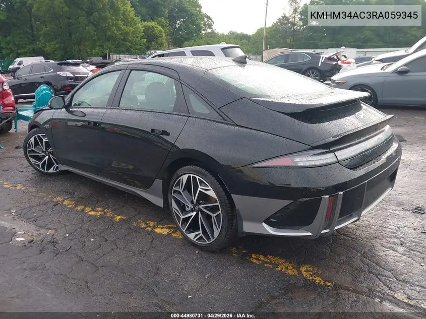 2024 Hyundai Ioniq 6 Sel VIN: KMHM34AC3RA059345 Lot: 44980731