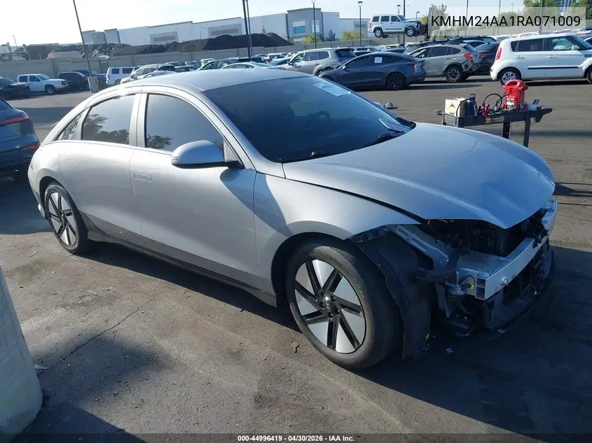 2024 Hyundai Ioniq 6 Se VIN: KMHM24AA1RA071009 Lot: 44996419