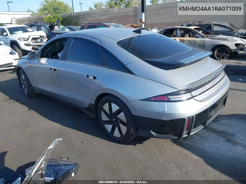 2024 Hyundai Ioniq 6 Se VIN: KMHM24AA1RA071009 Lot: 44996419