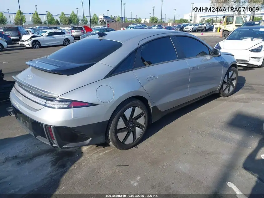 2024 Hyundai Ioniq 6 Se VIN: KMHM24AA1RA071009 Lot: 44996419
