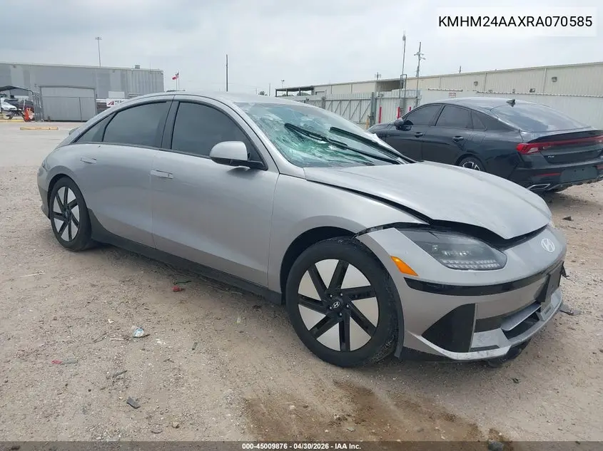 2024 Hyundai Ioniq 6 Se VIN: KMHM24AAXRA070585 Lot: 45009876