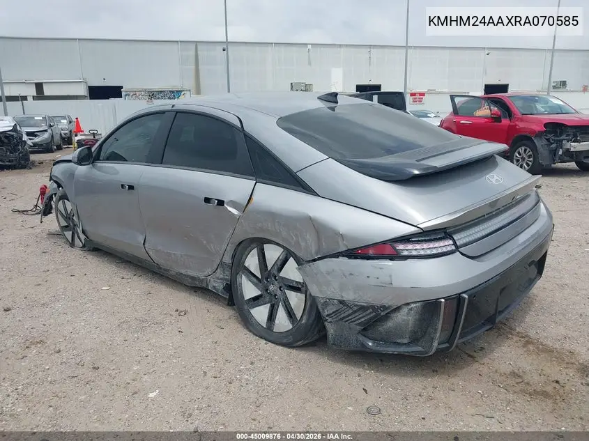 2024 Hyundai Ioniq 6 Se VIN: KMHM24AAXRA070585 Lot: 45009876