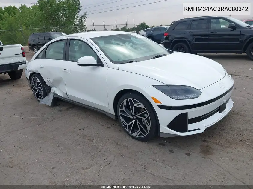 2024 Hyundai Ioniq 6 Sel VIN: KMHM34AC3RA080342 Lot: 45070533