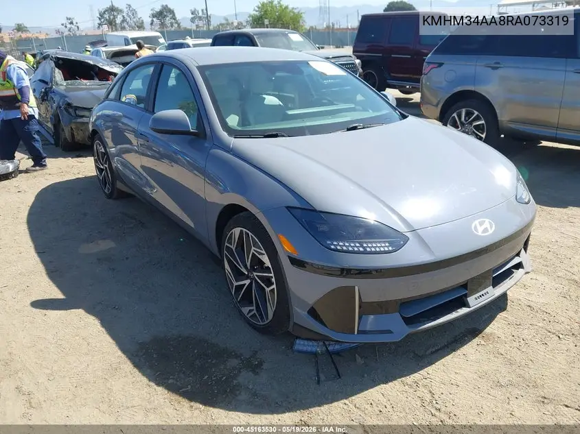 2024 Hyundai Ioniq 6 Sel VIN: KMHM34AA8RA073319 Lot: 45163530