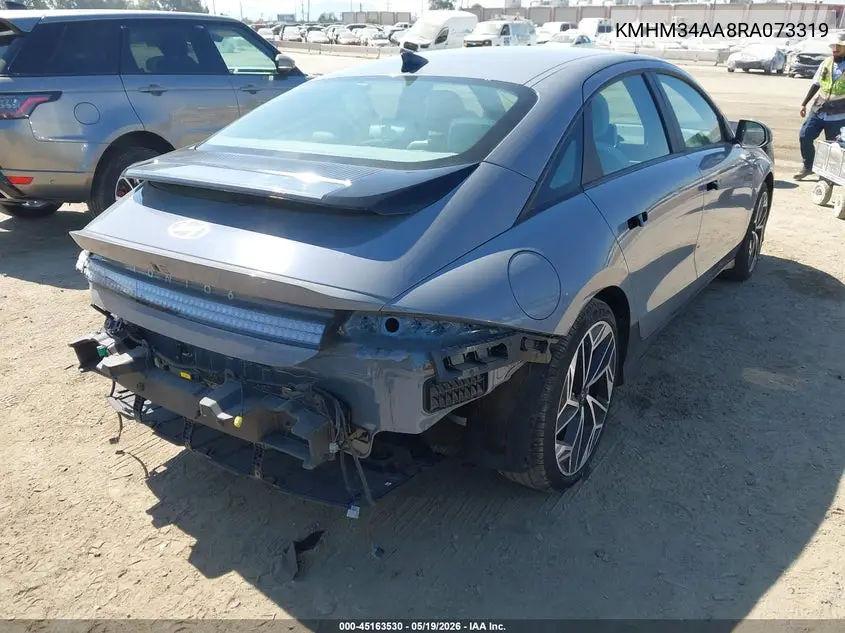 2024 Hyundai Ioniq 6 Sel VIN: KMHM34AA8RA073319 Lot: 45163530