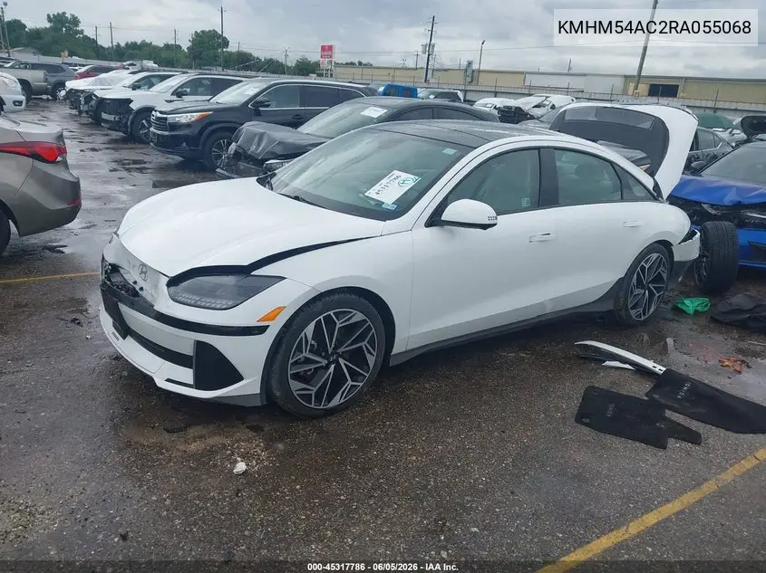 2024 Hyundai Ioniq 6 Limited VIN: KMHM54AC2RA055068 Lot: 45317786