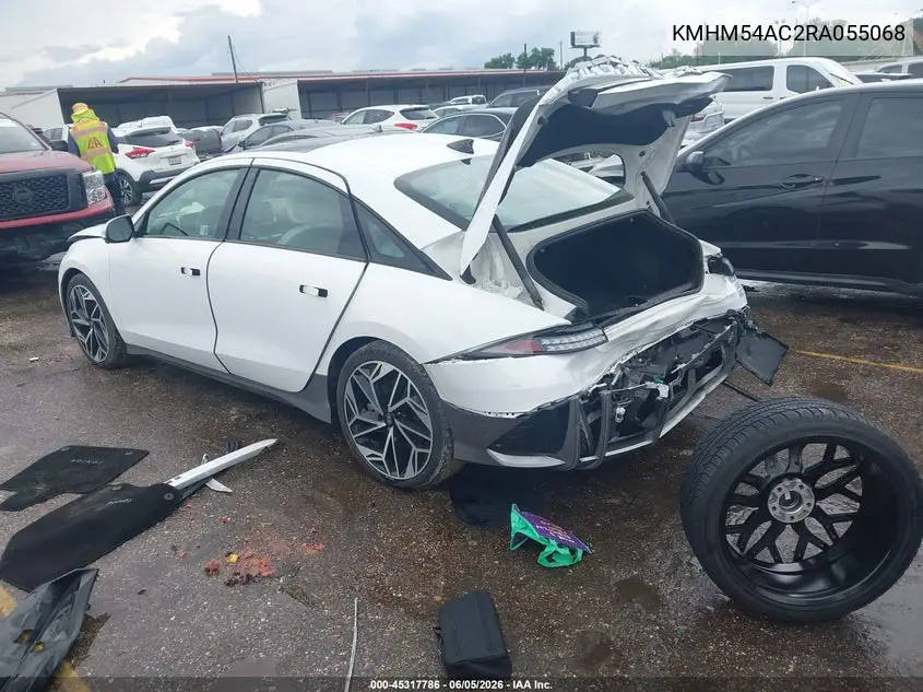 2024 Hyundai Ioniq 6 Limited VIN: KMHM54AC2RA055068 Lot: 45317786