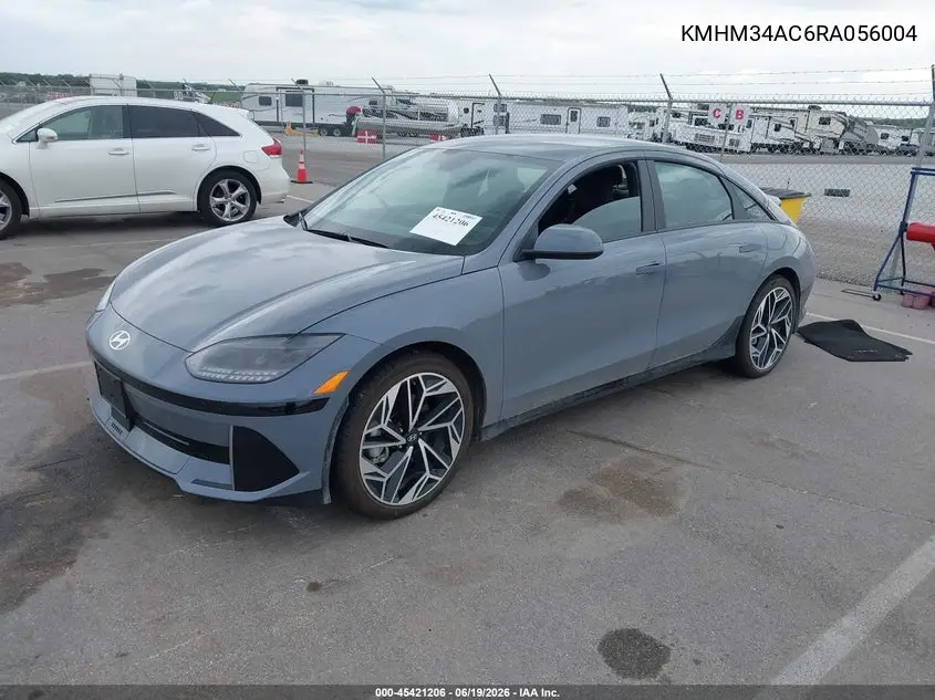 2024 Hyundai Ioniq 6 Sel VIN: KMHM34AC6RA056004 Lot: 45421206