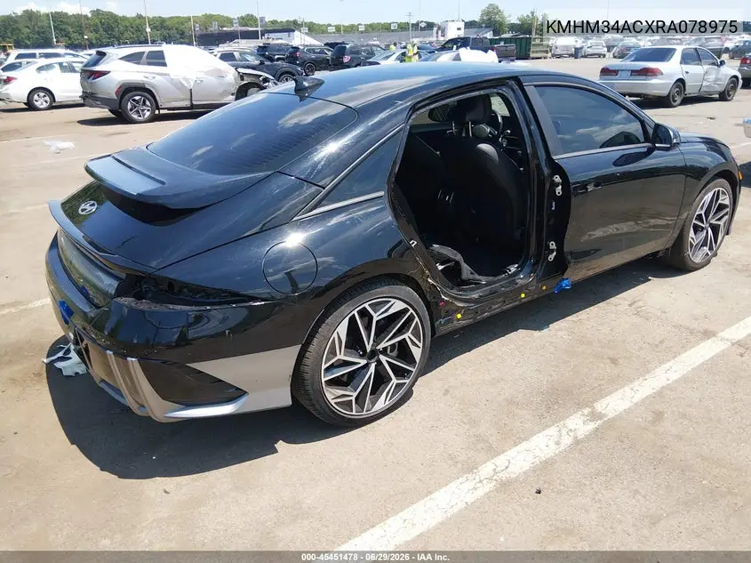 2024 Hyundai Ioniq 6 Sel VIN: KMHM34ACXRA078975 Lot: 45451478