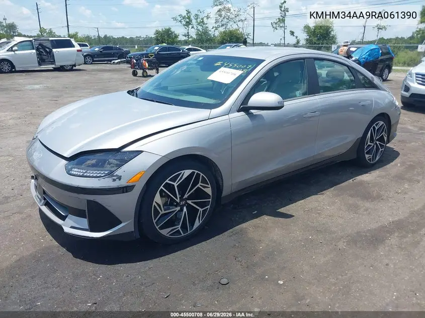 2024 Hyundai Ioniq 6 Sel VIN: KMHM34AA9RA061390 Lot: 45500708